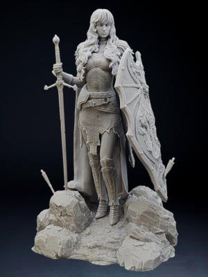 Ardyn - Female Paladin Statue 120mm / 150 mm
