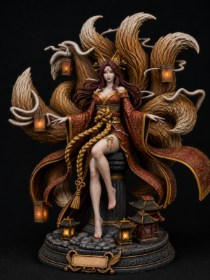 Kitsara Kitsune Spirit – 120mm Fantasy Statue