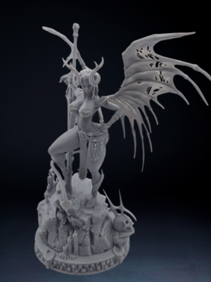 Nyx - Demoness Resin Statue 75mm / 120mm