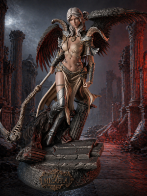 Fallen Archangel Dark Micaela – The Destroyer | Female Statue 150mm | Collector Diorama