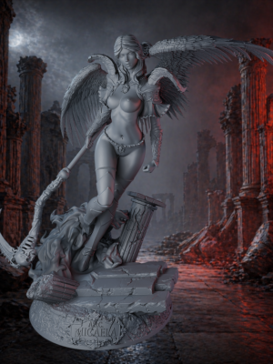 Fallen Archangel Dark Micaela – The Destroyer | Female Statue 150mm | Collector Diorama
