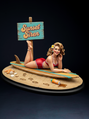 Lana – Sunset Siren Retro Pin-Up Collector Display