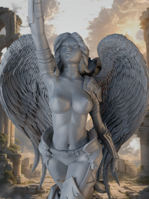 Archangel Micaela – The Defender | Female Celestial Statue 150mm | Collector Diorama