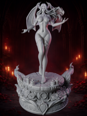 Noctyra, Succubus Sovereign — Dark Fantasy Collector Statue
