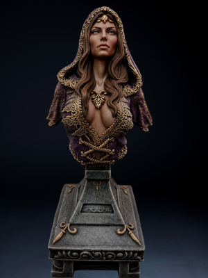 Seraphina – Elysian Edition – Gothic Sorceress Fantasy Collector Bust (120mm Collector Scale)