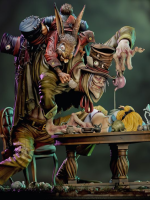 Tea Time — Dark Wonderland Collector Diorama