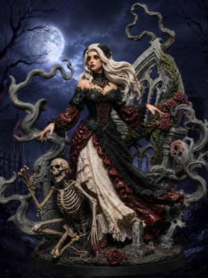Vanya – Vampire Queen of the Hollow Grave | Gothic Fantasy Collector Statue
