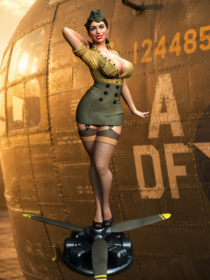 Winged Victory - WWII Aviation Pin-Up Collector Statue