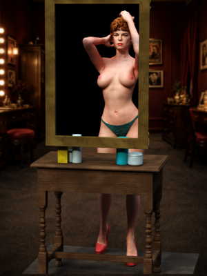Changing Places - Vintage Glamour Collector Statue
